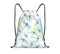 Unisex Borsa Coulisse Watercolor Draongly Animal Zainetto Fashion Sacca Sportiva per Vacanze All'aperto Adulto 36X42cm
