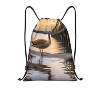 Unisex Borsa Coulisse Wild Goose by The Bridge Gym Sack con Coulisse Sacco Sportive per Donna Uomo Sport 36X42cm