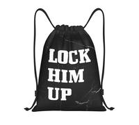 Unisex Borsa Multiuso Lock Up Grande capacità Zaino Regolabile 36x42cm per Piscina,Shopping,Camping