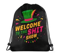 Unisex Borsa Sportiva Welcome To The Shitshow Borsa con Coulisse Fashion Shopping Zaini per Natale, Viaggi, Compleanno