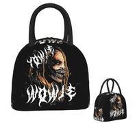 Unisex Bray Wyatt The Fiend Borse Pranzo Insulated Bento Box Impermeabile Tote Pranzo Borse da Picnic a Tenuta Stagna per Donna Bambini Classico Vintage