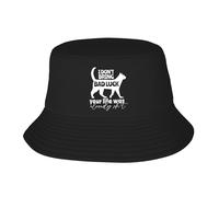 Unisex Bucket Hat Cat Quote I Don't Bring Bad Luck 3 Cappello da Sole Pieghevole Cappelli A Secchiello Protezione Solare Cappello da Pescatore per Caccia Pesca Trekking