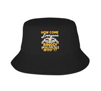 Unisex Bucket Hat How Come Everyone Else Yells Bingo Cappello da Pescatore Classico Cappello da Sole Pieghevole Cappelli A Secchiello per Viaggi Pesca Trekking