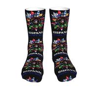 Unisex Calzini Sportivi National Hispanic Heritage Month Calze Uomo Moda Sportive Running Calzini per Palestra Camminata Sport 40cm