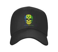 Unisex Cappellino da Baseball, Skull Saint Vincent And The Grenadines Flag Cappello Trucker Classic Berretto da Baseball Casual Snapback cap per All'Aperto Pesca Corsa