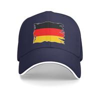 Unisex Cappellino da Baseball Vintage Torn Broken Germany German Flag Cappellino con Visiera Moda Berretto da Baseball Traspirante Cappello Trucker per Sport Ciclismo All'Aperto