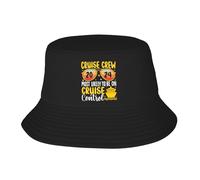 Unisex Cappello da Sole Cruise Crew 2024 Most Likely Be On Cruise Control Cappelli A Secchiello Protezione Solare Cappelli Estivo Classico Bucket Hat per Ciclismo Trekking Pesca