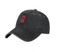 Unisex Cappello da Sole Pillola Rossa Teschio Berretto da Baseball elmetto Cosplay Beach Outing Derby Cappello Donna Spiaggia Moda Regalo da Uomo