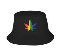 Unisex Cappello da Sole Pride Canabis Vertical Cappello da Pescatore Classico Bucket Hat Traspirante Cappelli A Secchiello per Caccia Trekking Escursionismo