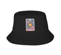 Unisex Cappello da Sole The Star Tarot Card Png Sublimation Cappelli A Secchiello Protezione UV Bucket Hat Protezione Solare Cappelli Estivo per All'Aperto Viaggi Spiaggia