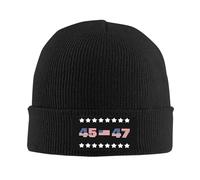 Unisex Cappello Invernale Lavorato A Maglia 45 47 USA Flag Cappelli Invernali Caldi Elastico Cappelli Invernali A Berretto Super Morbido Berretto per Pesca Viaggi Uomo & Donna