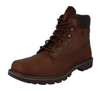 Unisex Caterpillar Nubuck IN Pelle Con Lacci Stivali da Lavoro Bruiser 2.0