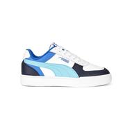 Unisex Caven Low Top Classic Sneaker, White-Blue-Navy-Royal, US Big Kid 5.5