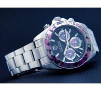 Unisex Cronografo Cavadini Army-Style CV-461 The Third Eye Militare Rosa