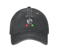 Unisex e alla Moda Pablo Escobar Calling Berretti da Baseball El Patron Divertente Distressed Denim Washed Caps Cappello Vintage Non Strutturato Snapback Cappello Sport Regali all'aperto