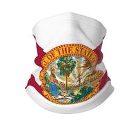 Unisex Fascia per Capelli Bandiera della Florida Sciarpa al Collo Antivento Headwrap Traspirante Sciarpa A Tubo per Arrampicata Yoga Escursionismo