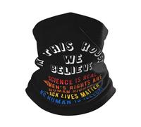 Unisex Fascia per Capelli La Scienza È Reale, Le Vite dei Neri Contano Scaldacollo Multifunzione Passamontagna Elastico Decorazione Facciale per Sports Motocicletta Yoga