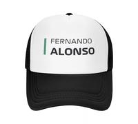 Unisex Fernando Alonso Brasile Berretto Moda Casual Mesh Cappellini da Baseball Cappello Regolabile Hip Hop Estate Cappelli da Baseball Unisex Policromatici Festival Regali Moda Cotone Stampato