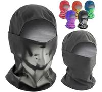 Unisex Heat Reactive Balaclava, Color-Changing Thermal Mask for Skiing Hiking Biking, Winter Windproof Full Head Wrap