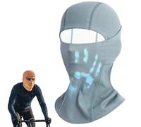 Unisex Heat Reactive Balaclava,Temperature Sensitive Color Change Ski Mask,Winter Windproof Thermal Full Face Head Wrap (Blue)