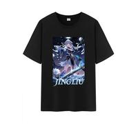 Unisex Honkai Star Rail Light Cones Graphic 100% Cotton Medium Weight Short Sleeve T Shirt