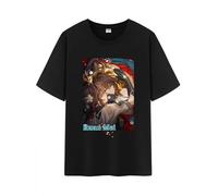 Unisex Honkai Star Rail Light Cones Graphic 100% Cotton Medium Weight Short Sleeve T Shirt
