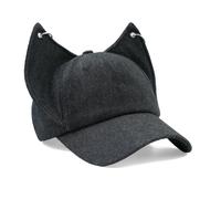 Unisex Jeans con Visiera Cappello da Baseball Fox Orecchio Giapponese Rétro Moda