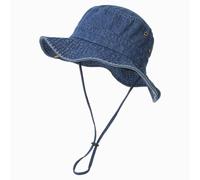 Unisex Largo con Falda Denim Scambiato Secchio Cappello Protezione Solare Pesca