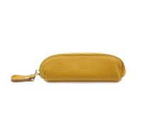 Unisex Novità Portafoglio Monete Pelle di Vacchetta Carino Rossetto Zipper Bag Lungo Piccolo Mini Cambiamento Tasca, Giallo