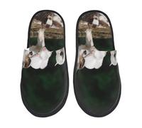 Unisex Pantofole Cute Goat Baby Print Pantofole Donna Calde E Comode Antiscivolo Ciabatta Da Casa, Per Interno Esterno, Viaggi, Hotel, L