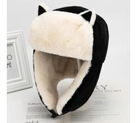 Unisex Paraorecchie Cappello Pelliccia Finta Ushanka Pelo Gatto Orecchio