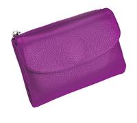 Unisex Pebble Leather Wallet, 5.3In Short Genuine Leather Coin Card Holder, Small Wallets for Women, with Credit Card Holder Can Hold Coins, Id Cards (H4)