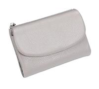 Unisex Pebble Leather Wallet, 5.3In Short Genuine Leather Coin Card Holder, Small Wallets for Women, with Credit Card Holder Can Hold Coins, Id Cards (H17)