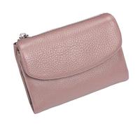 Unisex Pebble Leather Wallet, 5.3In Short Genuine Leather Coin Card Holder, Small Wallets for Women, with Credit Card Holder Can Hold Coins, Id Cards (H15)
