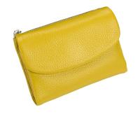 Unisex Pebble Leather Wallet, 5.3In Short Genuine Leather Coin Card Holder, Small Wallets for Women, with Credit Card Holder Can Hold Coins, Id Cards (H11)