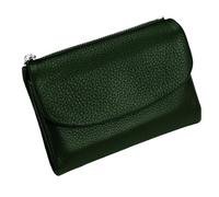 Unisex Pebble Leather Wallet, 5.3In Short Genuine Leather Coin Card Holder, Small Wallets for Women, with Credit Card Holder Can Hold Coins, Id Cards (H8)