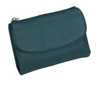 Unisex Pebble Leather Wallet, 5.3In Short Genuine Leather Coin Card Holder, Small Wallets for Women, with Credit Card Holder Can Hold Coins, Id Cards (H6)