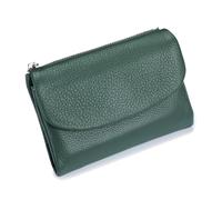 Unisex Pebble Leather Wallet, Short Genuine Leather Purse for Coins and Cards, for Men And Women (10)