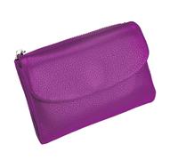 Unisex Pebble Leather Wallet - Travel-Safe Organizer, Textured Pebble Bifold w/Money Clip, Coin Pocket & Card Slots for Men and Women for Everyday Use (Multicolor) (#14)