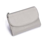 Unisex Pebble Real Leather RFID Wallet, Unisex Pebble Leather Wallet, Zipper Wallets for Men, Short GenuineLeather Purse for Coins and Cards, Small Compact Bifold Pocket Purse (One-7)