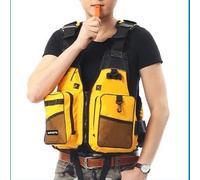 Unisex Portatile River vest in Tessuto Oxford Multipocket per Canoa Vela Sport