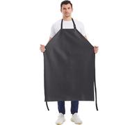 Unisex PU Impermeabile Regolabile Grembiuli Da Lavoro Grembiule Da Macellaio per