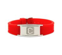 Bracciale Sportivo Magnetico Unisex Rare Earth per Terapia E Sollievo dal Dolore - Rosso