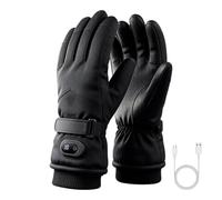 Unisex Rechargeable Heated Gloves - Electric Waterproof Touchscreen Winter | Unisex Rechargeable Electric Heated Gloves With 3 Temperature Heat Levels, Waterproof Thermal Touchscreen Warm Gloves