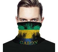 Unisex Scaldacollo Bandiera del Gabon Bandana Multiuso Ghetta da Collo Antivento Sciarpa A Tubo per Sports Ciclismo Campeggio