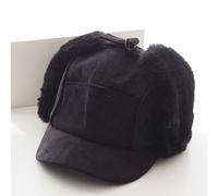 Unisex Sci Berretto da Baseball Cacciatore Corduroy Paraorecchie Pelliccia Finta