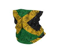 Unisex Sciarpa A Tubo Jamaica Flag Proud Jamaicans Decorazione Facciale Elastico Sciarpa A Mezza Faccia per Arrampicata attività Yoga