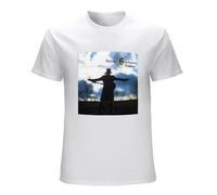 Unisex Soft Cotton T-Shirt. Ritchie Blackmore's Rainbow T-Shirt WhiteXL