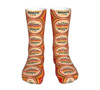 Unisex Sportive Running Calzini National Hispanic Heritage Month Calze Uomo Traspirante Calzini da Uomo per Donna Outdoor Yoga 40cm