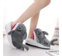 Unisex Squalo/Coccodrillo Animale Soffice Felpa Pantofole Comodo Casa Casual